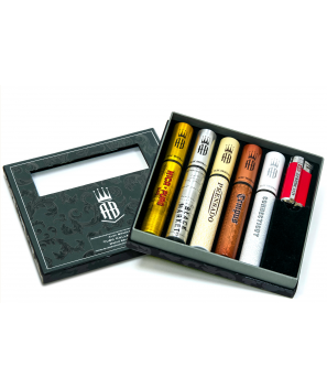 Alec Bradley 5 Cigar Tubo Sampler w/ lighter