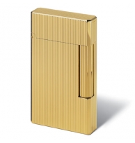 Davidoff Prestige Lighter Gold Plated Vertical Lines
