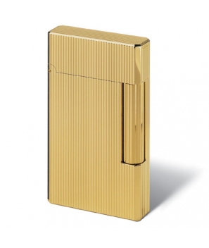 Davidoff Prestige Lighter Gold Plated Vertical Lines