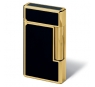 Davidoff Prestige Lighter Black Lacquer With Gold Accents