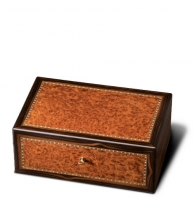 The Griffin's Large Macassar/vavona Marquetry Humidor