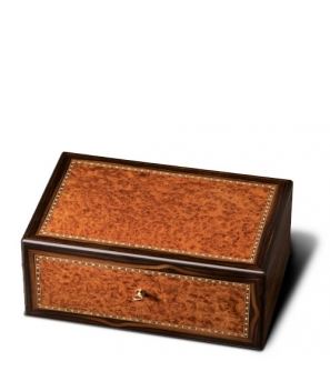 The Griffin's Large Macassar/Vavona Marquetry Humidor