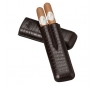 Davidoff Brown Leather Two Finger 